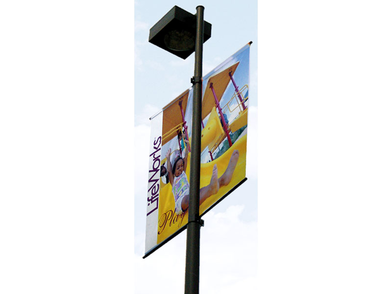 Exhibit Design Search Boulevard Pole Banners Outdoor