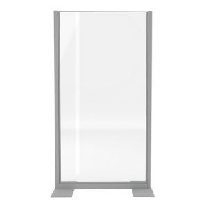 Clear Divider, Freestanding (CEAC-023) -- Trade Show Rental Furniture