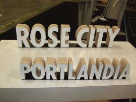 Custom CNC Cut Letters for Retail Application -- Image 1