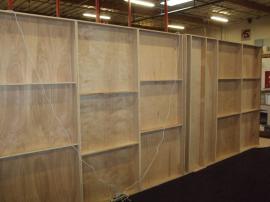 Custom Fabricated Wood Construction with Large SEG Backlit Graphic, Direct Print Graphic,  and Storage Closet -- Image 5