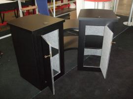 Modified LT-111 Modular Counter with Additional Shelves and Locking Storage -- Image 2