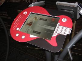 Graphic Solutions for iPad Kiosks Including Clamshell Halos, Face Plates, and Vinyl Application -- Image 2