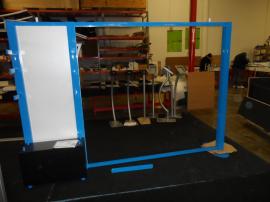 Visionary Designs Custom Hybrid Display Powder-coated Blue (shown without graphics) -- Image 1