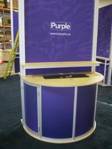 Custom 20x20 eSmart Island with (4) Kiosk Stations and a Large Graphic Header -- Image 2