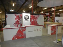 Custom Hybrid Inline Exhibit with Fabric and Direct Print Graphics -- Image 1