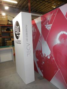 Custom Hybrid Inline Exhibit with Fabric and Direct Print Graphics -- Image 3