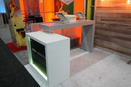 Custom with Lightweight Recycled Aluminum Frame, LED Backlighting, and iPad Mounts on Backlit Counter -- Image 5