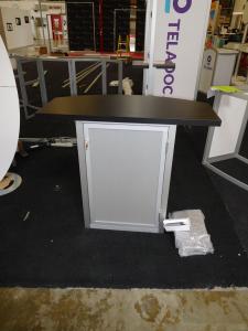 Custom MOD-1267 with Larger Counter Top and Locking Storage -- Rear View
