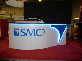 Custom Reception Counter with Programmable LED Lights
