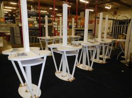 MOD-1182 Powder-coated Monitor Stands with Counters