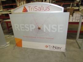 VK-1853 SEGUE Table Top Display with Silicone Edge Fabric Graphics and Aluminum Extrusion Frame