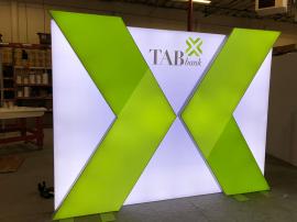 Custom Layered LED Lightbox with Tension Fabric Graphics