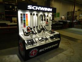 Custom Retail Display with LED Lighting and Graphics -- View 1