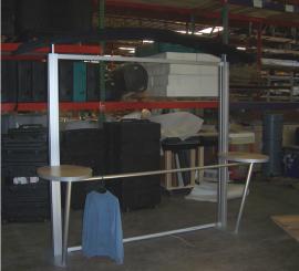 Visionary Designs Rental with Garment Bar (missing tension fabric graphic)