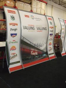 Custom Perfect 10 Portable Hybrid Displays with Tension Fabric Graphics -- Image 2