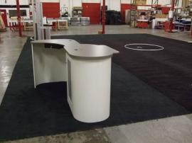 Modular LTK-1134 Trade Show Counter with Pull Drawer and Internal Storage -- Image 3