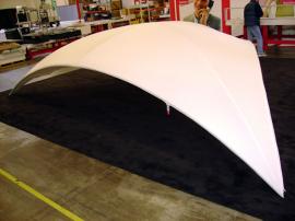 Aero Overhead Tension Fabric Triangle Canopy