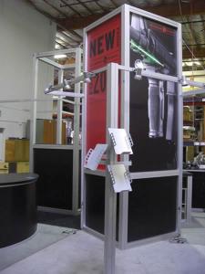 RENTAL Exhibit:  20' x 20' Visionary Designs Rental Exhibit with Tension Fabric Graphics -- Image 1