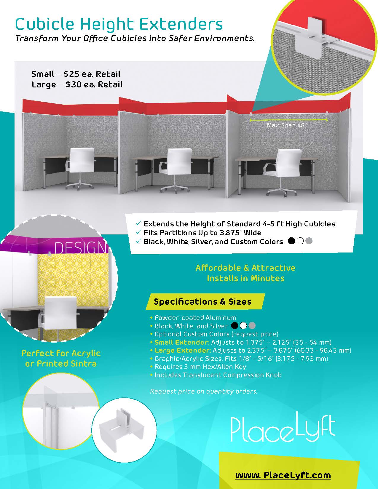 standard sizes of office cubicles  cubicle