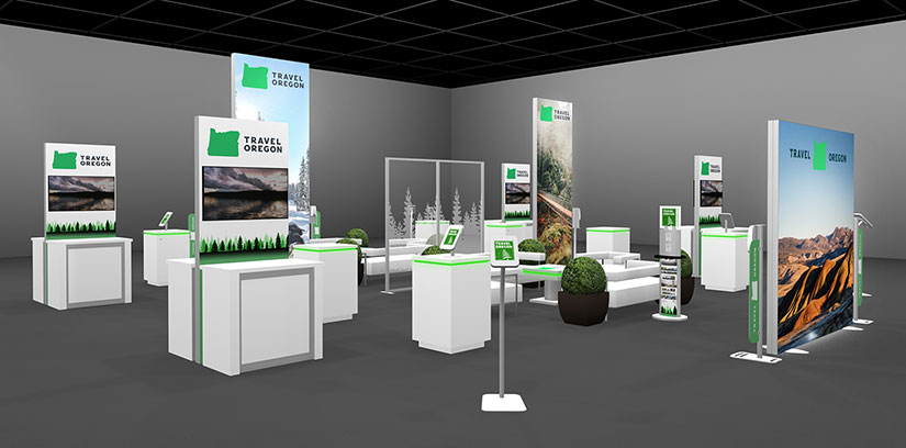 Island Exhibit Designed for COVID-19 Safety Protocols