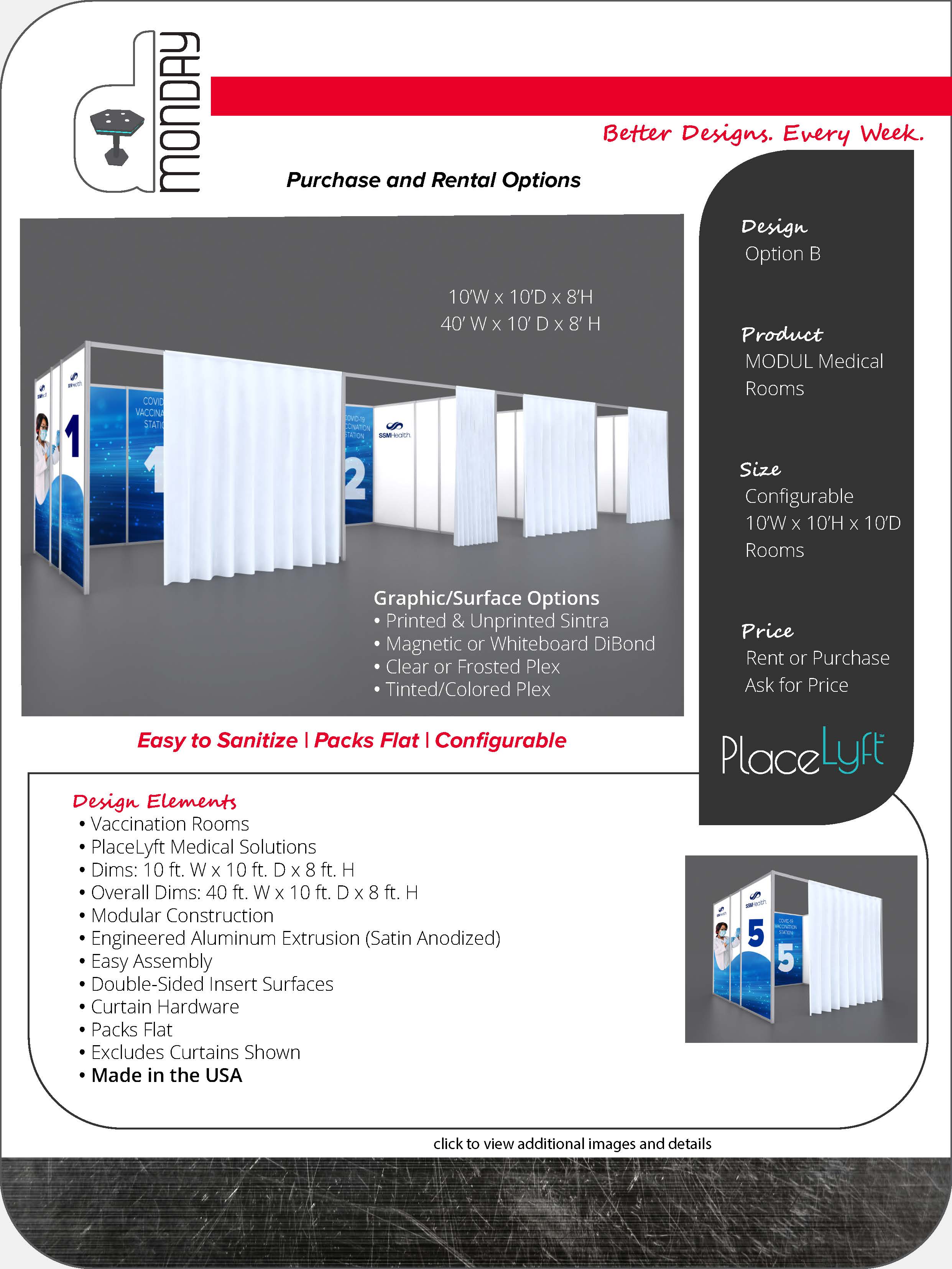 Temporary COVID Vaccination Rooms