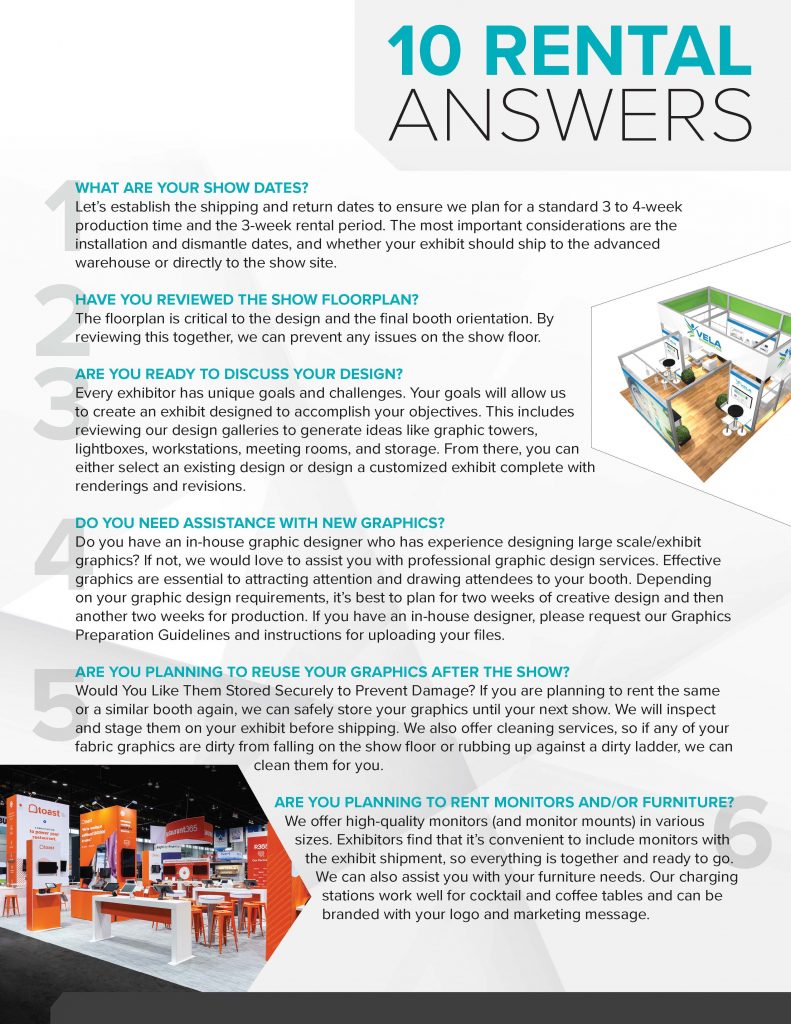 10 Trade Show Exhibit Rental Answers
