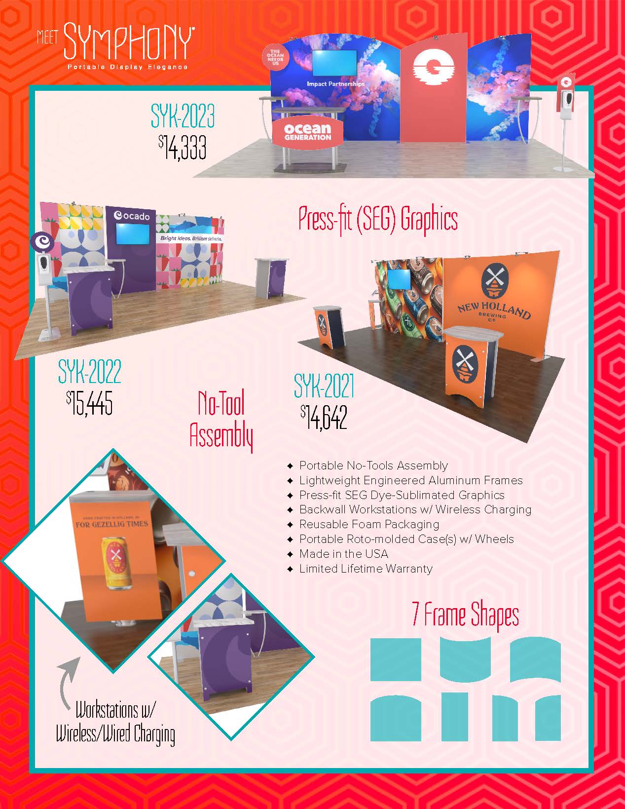 Symphony Portable Trade Show Displays