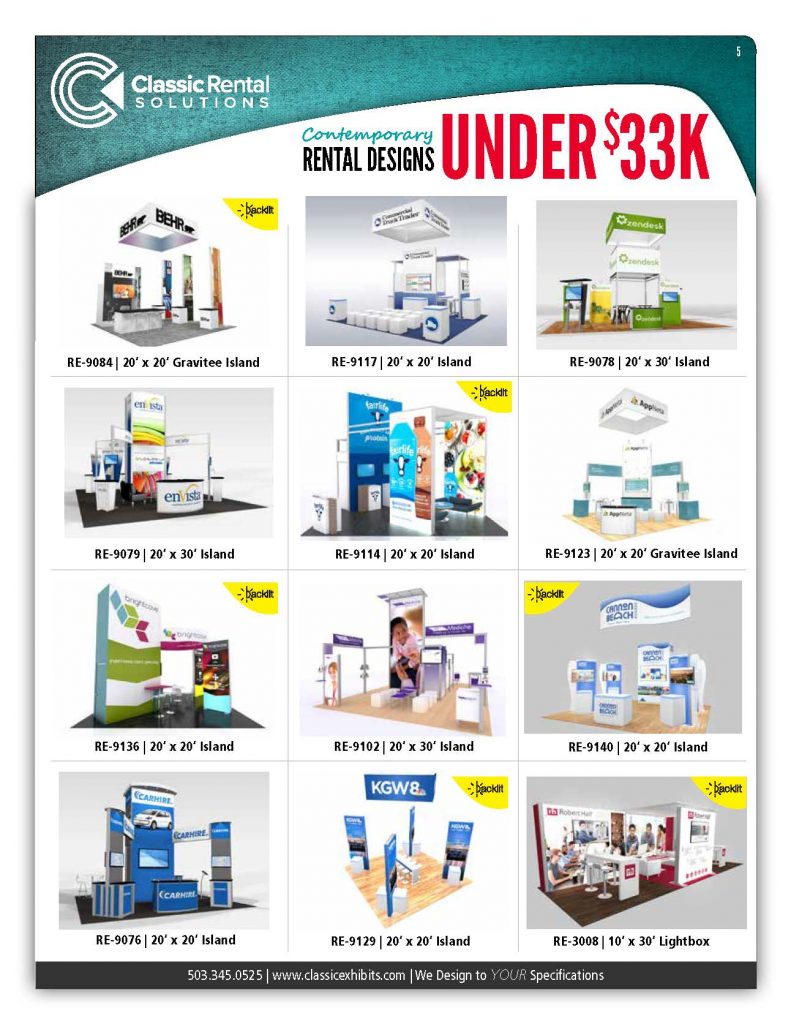 Rental Exhibit Designs Under $33,000