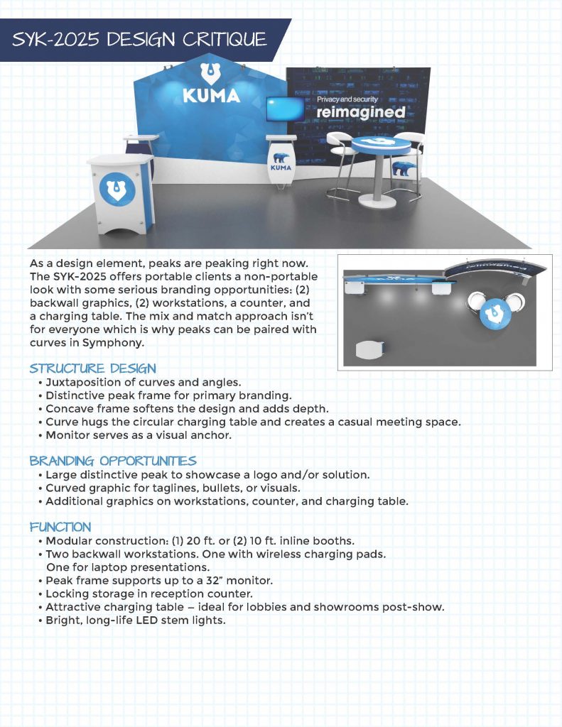 Symphony Portable Display SYK-2025 Exhibit Design