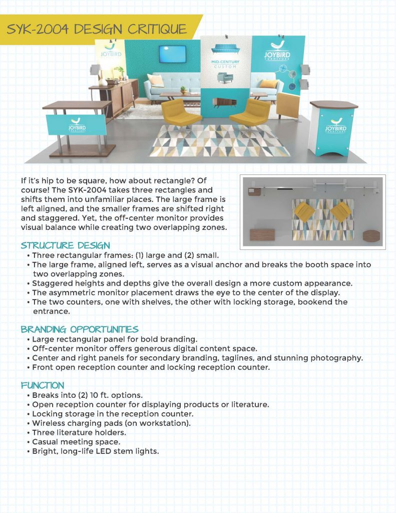 Symphony Portable Display SYK-2004 Exhibit Design