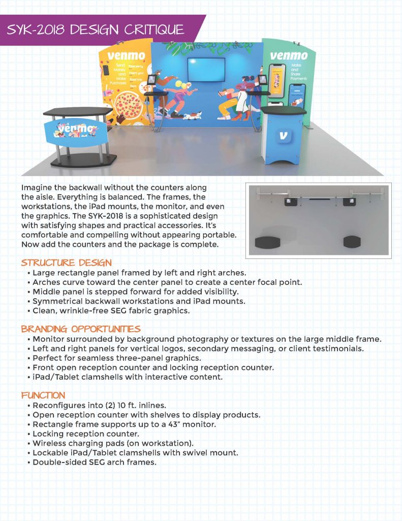 Symphony Portable Display SYK-2018 Exhibit Design