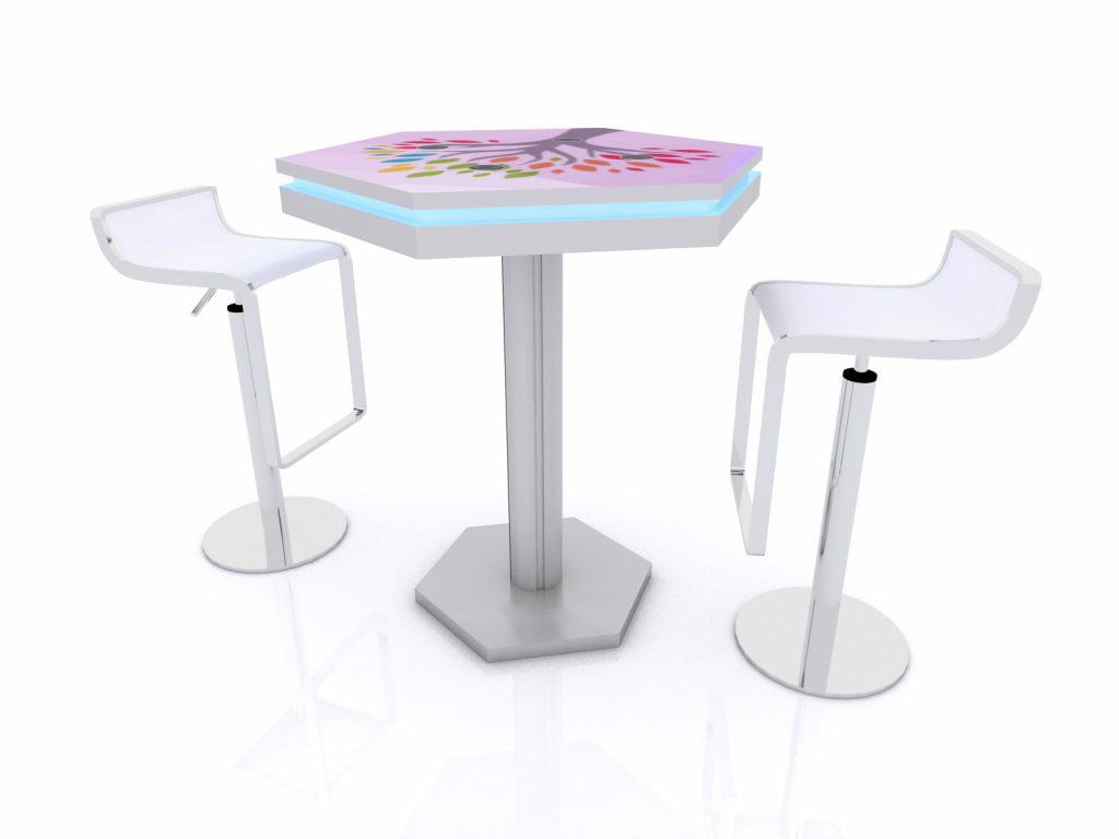 bistro phone charging station table