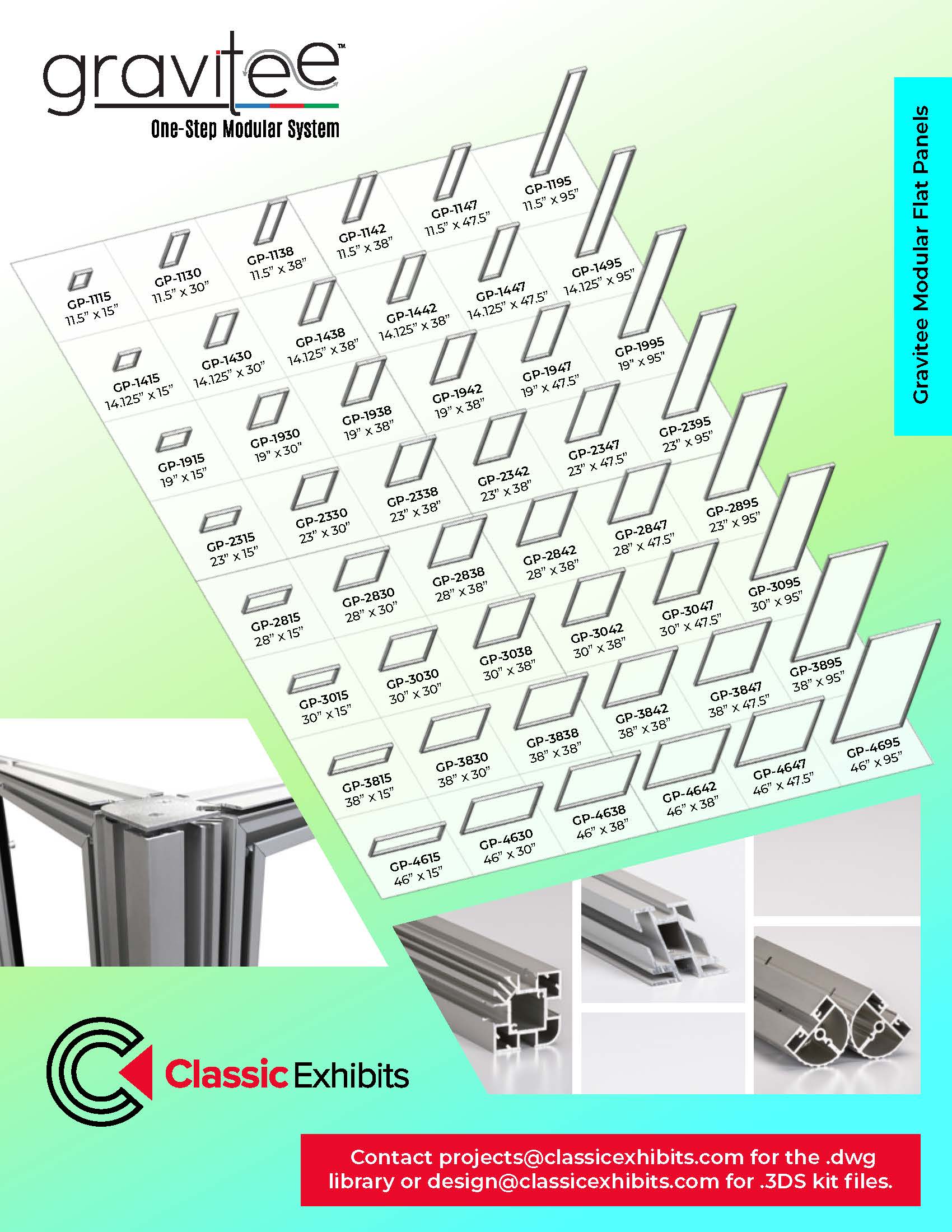 Gravitee Modular Panel .DWG Library