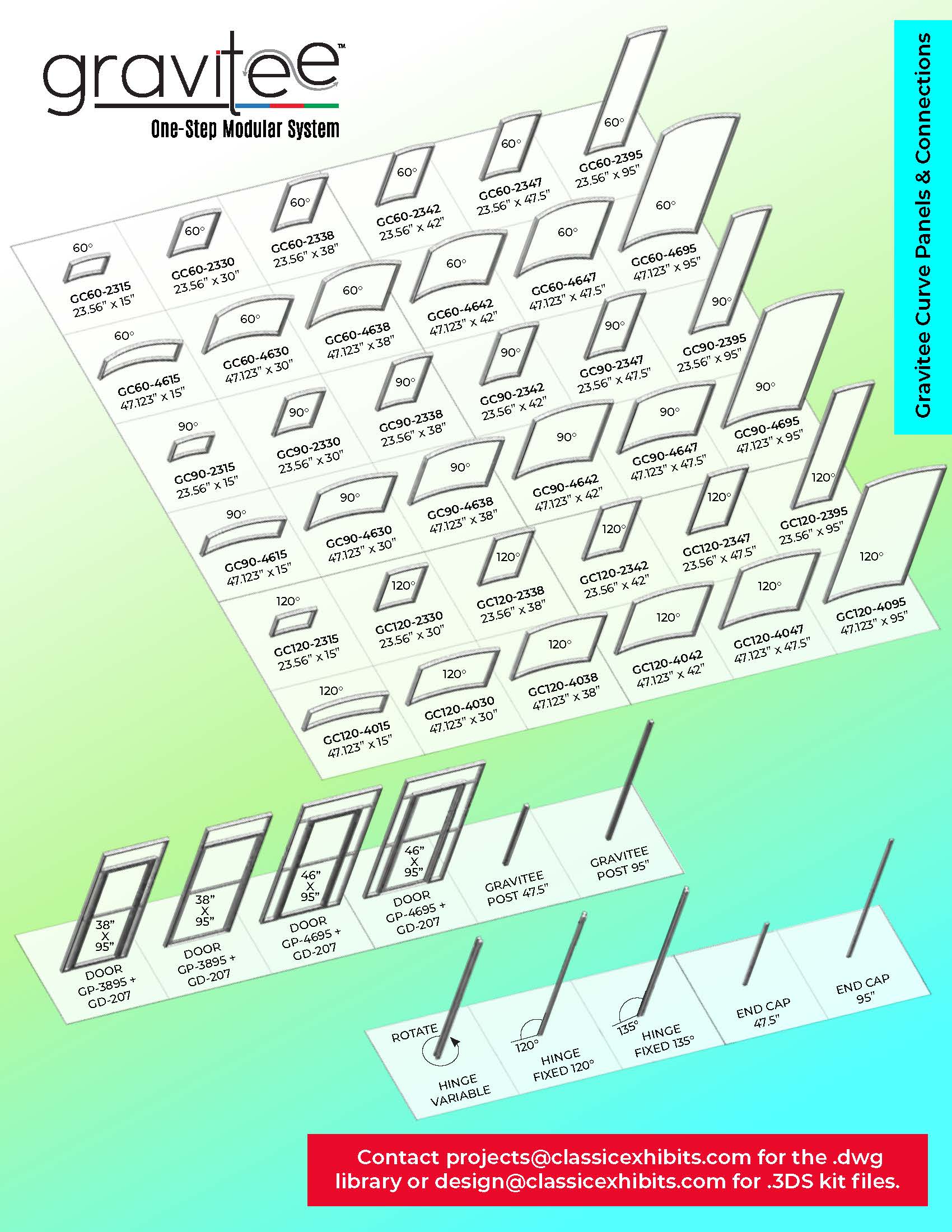 Gravitee Modular Panel .DWG Library