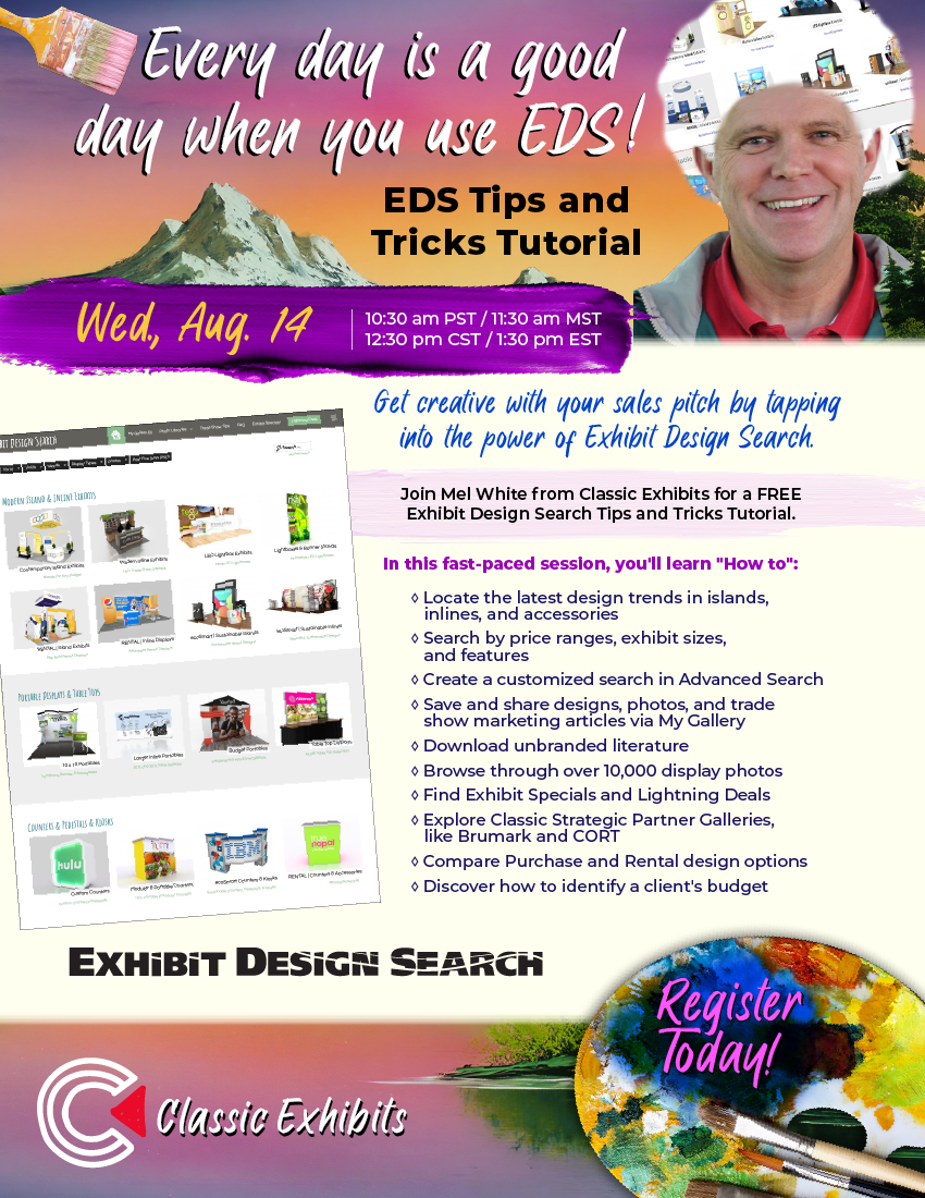 Exhibit Design Search Tips and Tricks Webinar