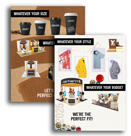 Unbranded Marketing Templates from Classic Exhibits