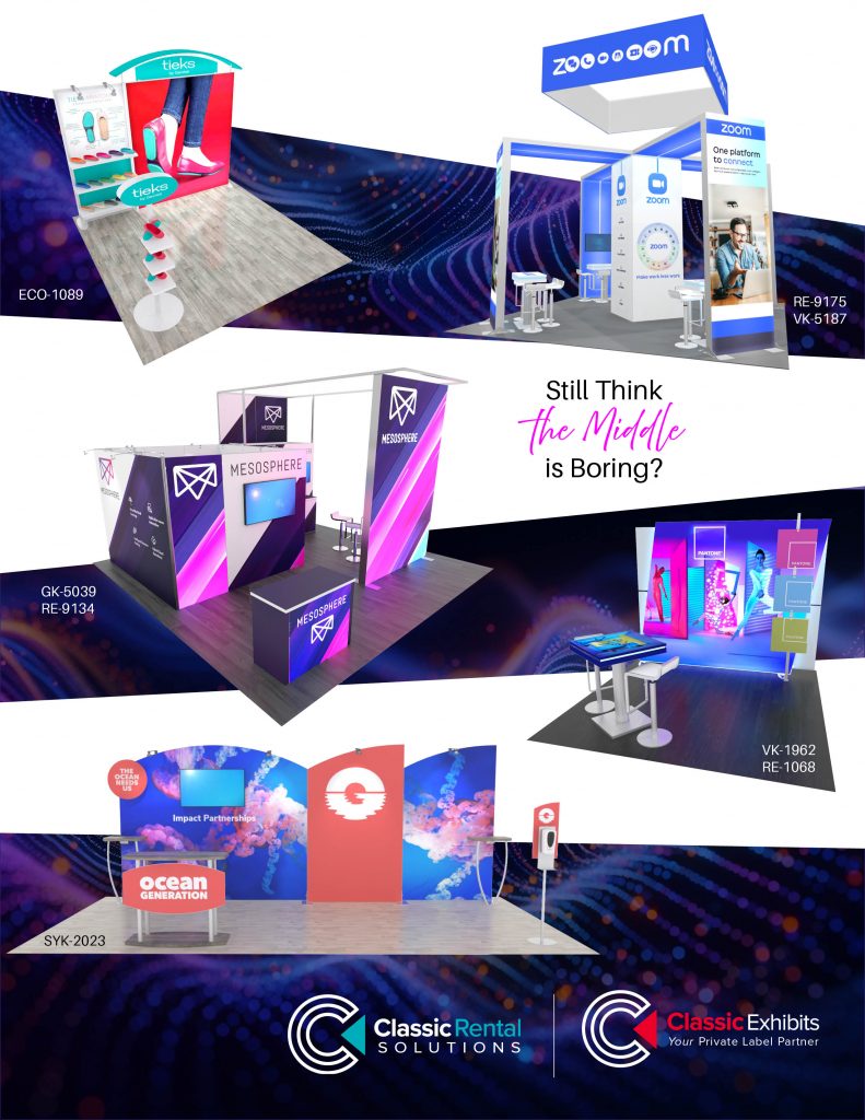 Practical, attractive trade show displays