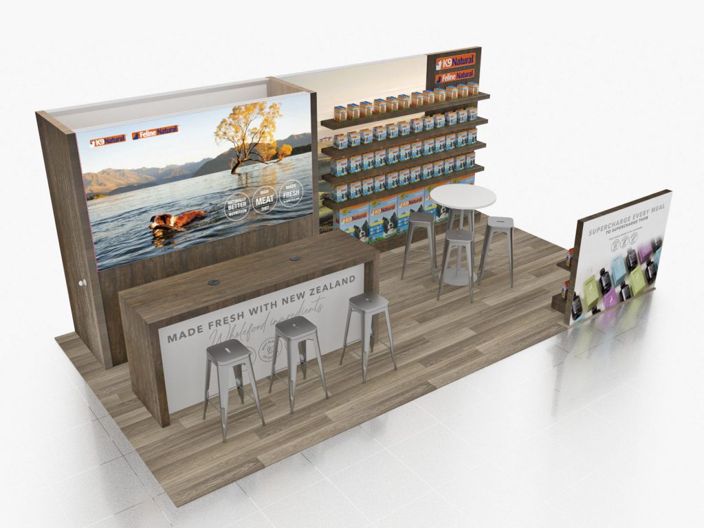 10x20 turnkey booth
