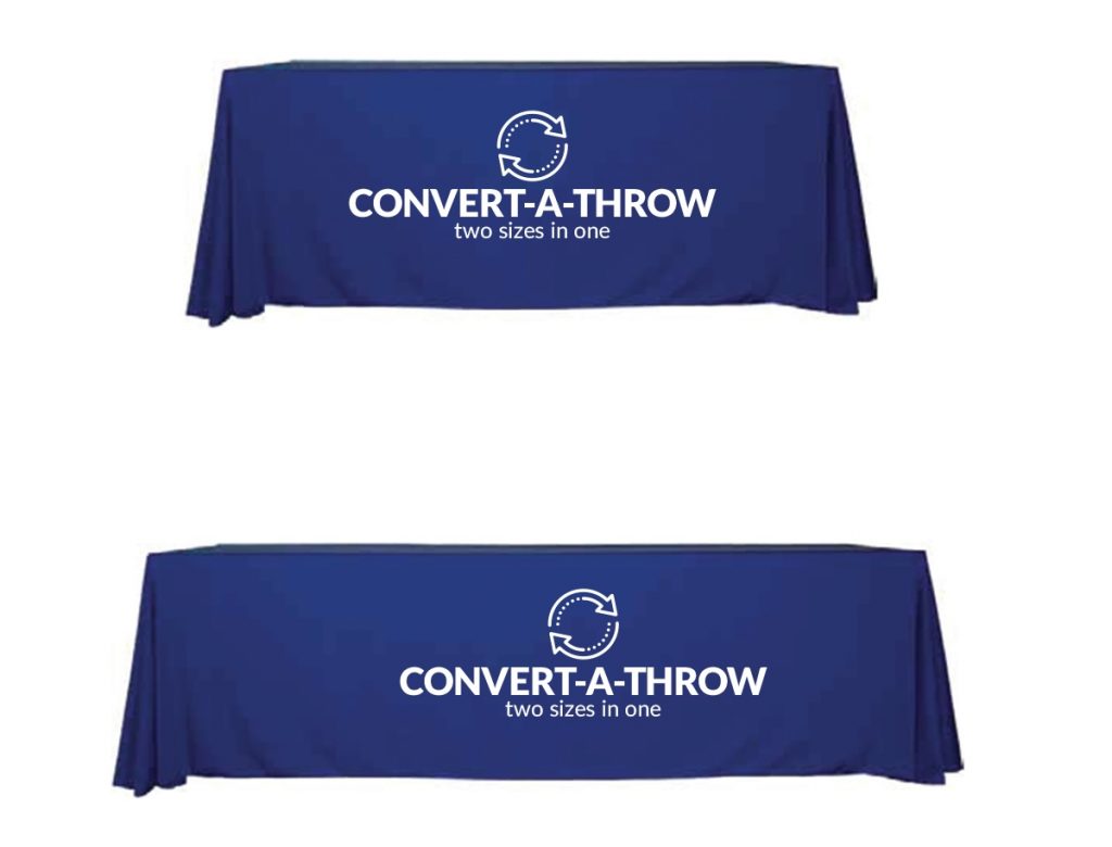 branded tablecloths for trade shows