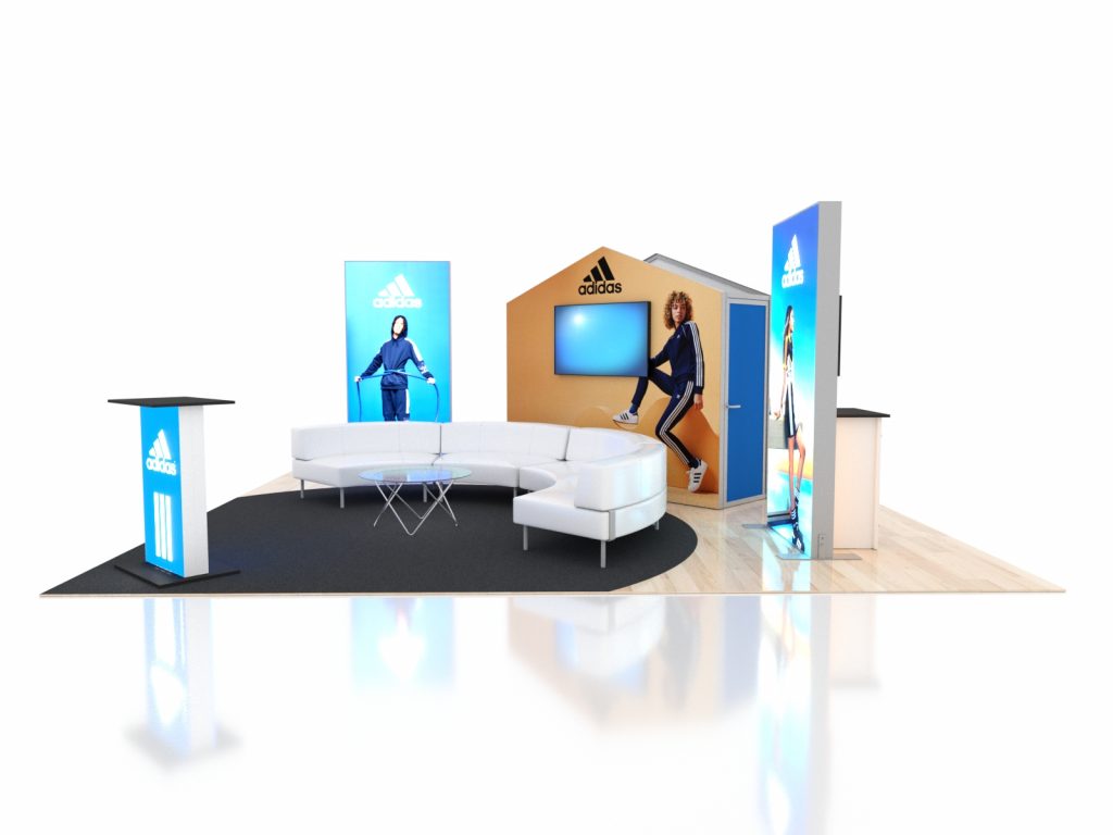 what is an island booth