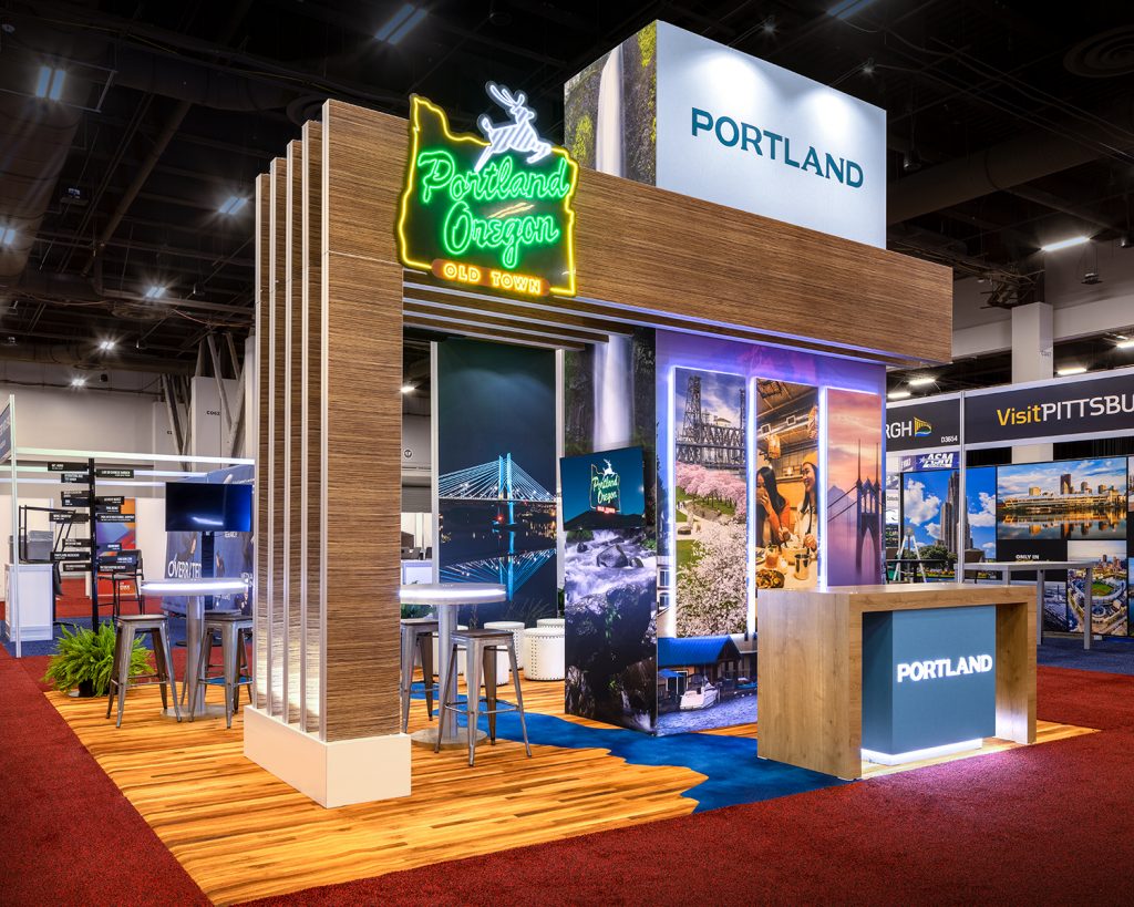branded trade show exhibit