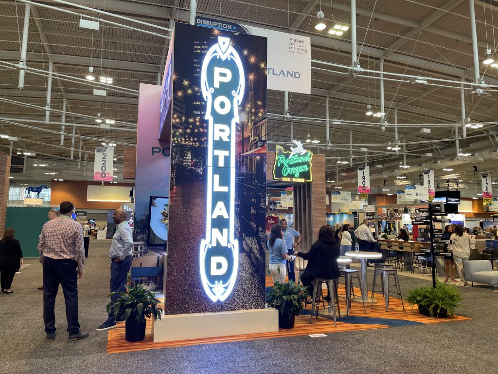 trade show branding example
