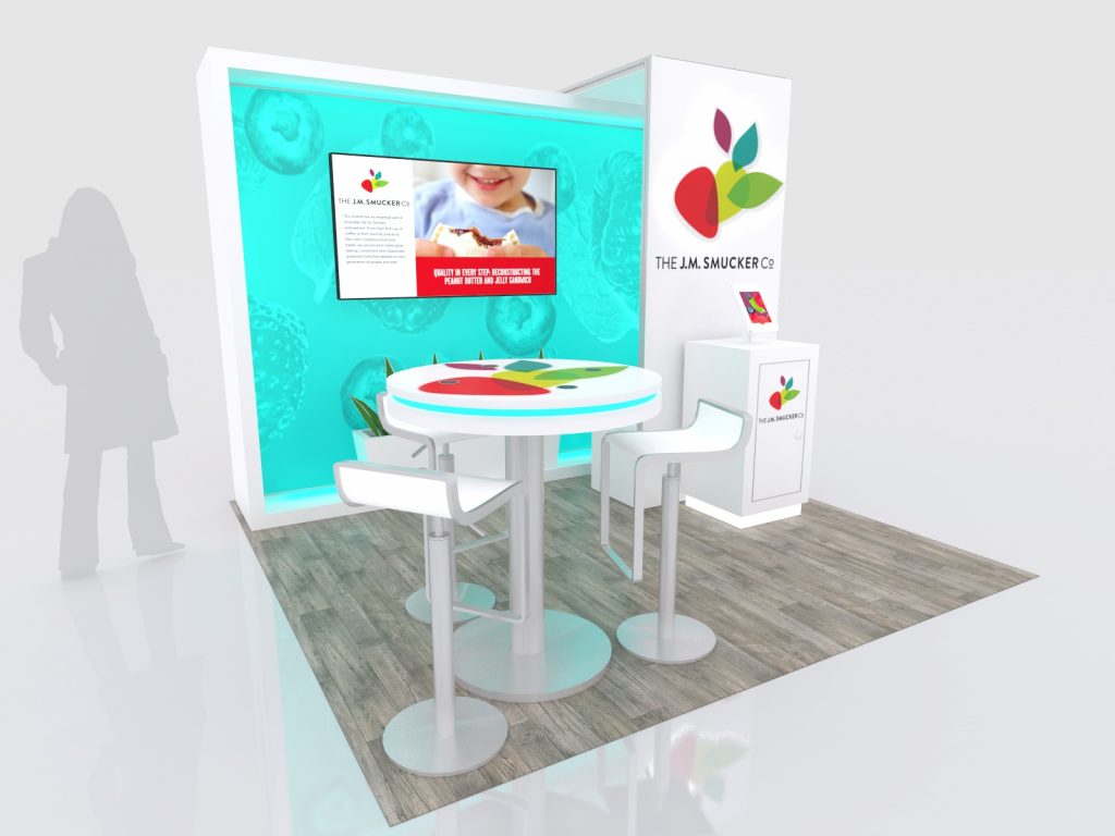 10x10 turnkey trade show booth kit