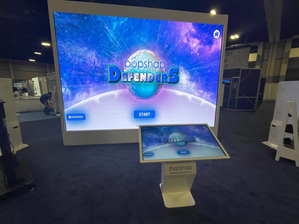 video wall with gamification