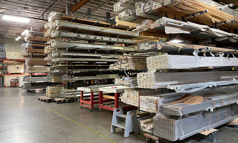 Over 80 Engineered Aluminum Extrusions in Stock