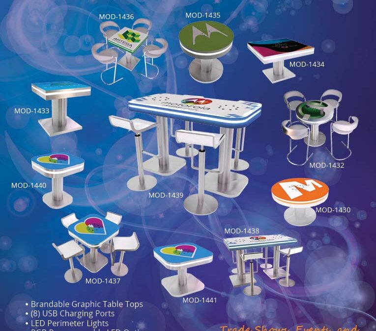 Contemporary, Affordable Charging Stations for Tradeshows and Events