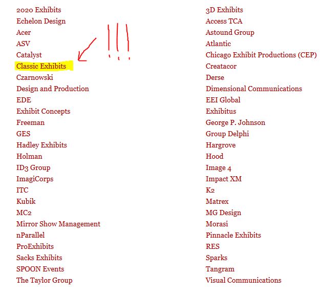 Event Marketer Fab 50 Exhibit Fabricators