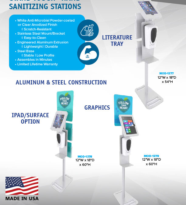 Stand Tough Hand Sanitizer Stands
