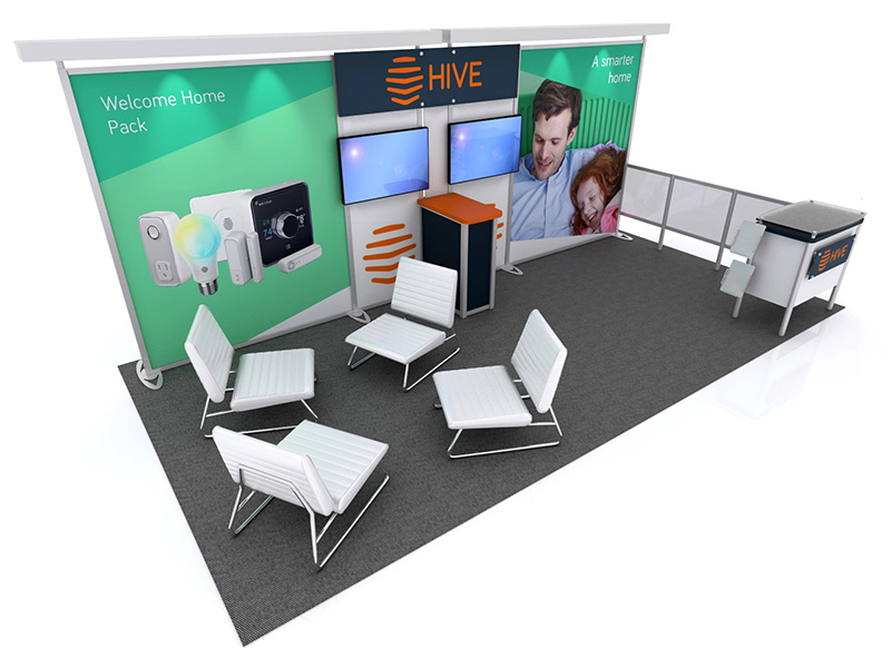 Trade Show Inline Exhibit Rentals