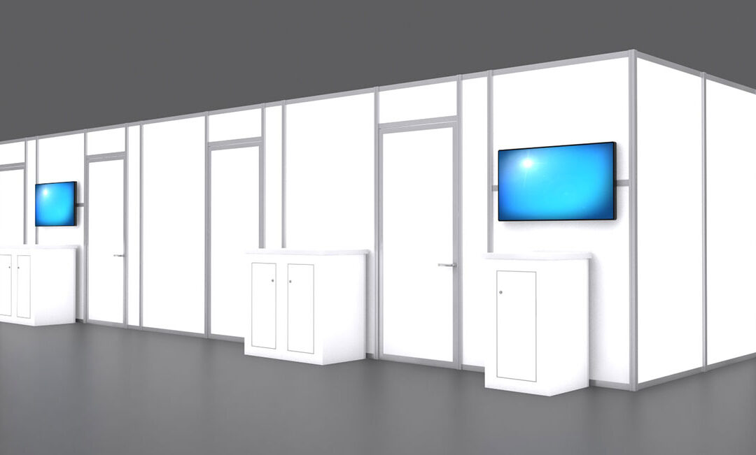 Four Temporary Vaccination Rooms (Purchase and Rental Options)